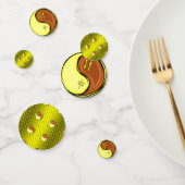 Tweelingen en houten aap confetti (Groep)