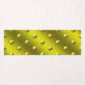 Tweelingen en houten aap yogamat (Achterkant (horizontaal))