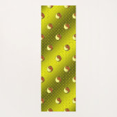 Tweelingen en houten aap yogamat (Achterkant)