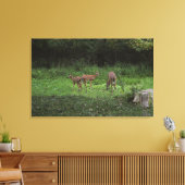 Tweelingen en hun Mamma's Canvas Afdruk (Insitu (Woonkamer))