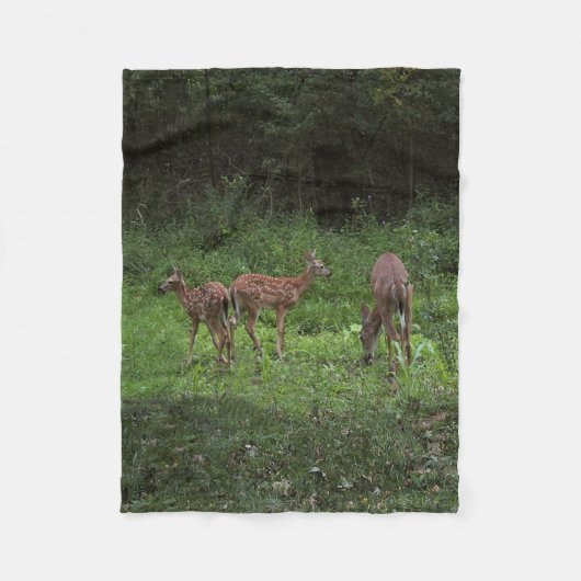 Tweelingen en hun Mamma's Fleece Deken (Voorkant)