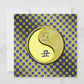 Tweelingen en metalen os kaart (Voorkant)