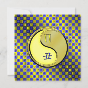 Tweelingen en metalen os kaart