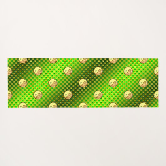 Tweelingen en vuurgeit yogamat (Achterkant (horizontaal))