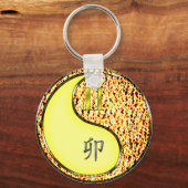 Tweelingen en vuurkonijn sleutelhanger (Voorkant)