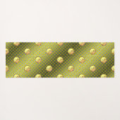 Tweelingen en vuurkonijn yogamat (Achterkant (horizontaal))