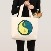 Tweelingen en watergeit grote tote bag (Voorkant (product))