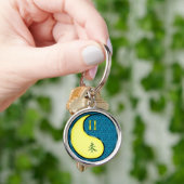 Tweelingen en watergeit sleutelhanger (Hand)