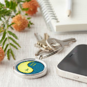 Tweelingen en watergeit sleutelhanger (Zijkant)