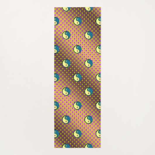 Tweelingen en waterhaan yogamat (Achterkant)