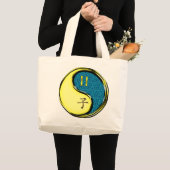 Tweelingen en waterratten grote tote bag (Voorkant (product))