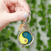 Tweelingen en watertijger sleutelhanger (Hand)