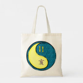 Tweelingen en waterzwijn tote bag (Achterkant)