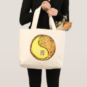 Tweelingen & Fire Haan Grote Tote Bag (Voorkant (product))