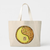 Tweelingen & Fire Haan Grote Tote Bag (Achterkant)