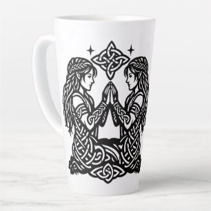 Tweelingen — Geheime Inkt Zodiac Tweeling Latte Mok
