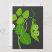 Tweelingen Geslacht onthullen erwten in een poduit Kaart (Achterkant)