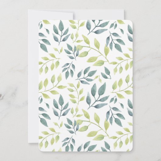 Tweelingen geslachtsneutrale safari dieren baby sh kaart (Achterkant)