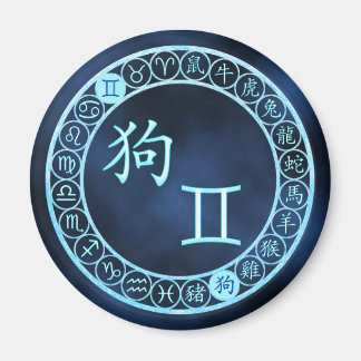 Tweelingen/Hond Magneet