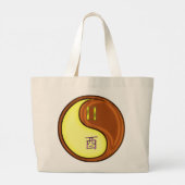 Tweelingen & Hout Haan Grote Tote Bag (Achterkant)