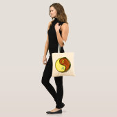 Tweelingen & Hout Hond Tote Bag (Voorkant (model))