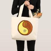 Tweelingen & Hout Konijn Grote Tote Bag (Voorkant (product))