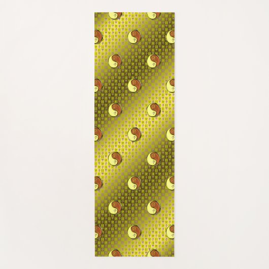 Tweelingen & Hout Rat Yogamat (Voorkant)