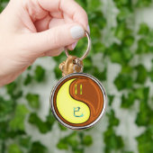 Tweelingen & Hout Slang Sleutelhanger (Hand)