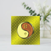 Tweelingen & Houten Aap Kaart (Staand voorkant)