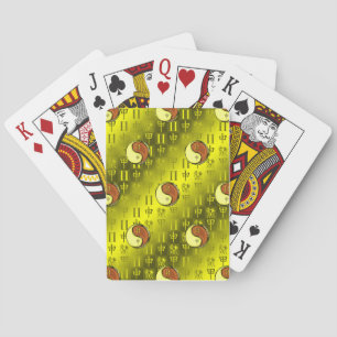Tweelingen & Houten Aap Pokerkaarten