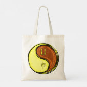 Tweelingen & Houten Aap Tote Bag (Achterkant)