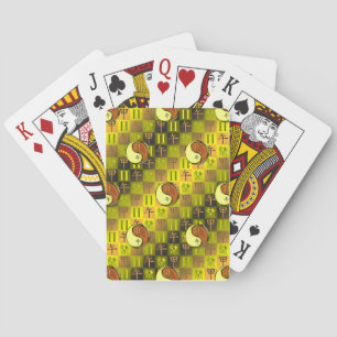 Tweelingen & Houten Paard Pokerkaarten