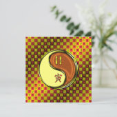 Tweelingen & Houten Tijger Kaart (Staand voorkant)