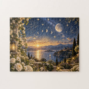 Tweelingen Kanker Hemelachtige Zonsondergang Zodia Legpuzzel