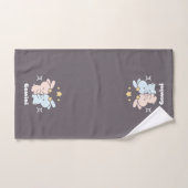 Tweelingen knuffels - Zodiac Harmony Bad Handdoek (Handdoek)
