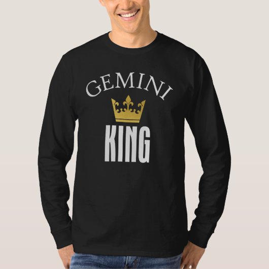 Tweelingen Koning Sterrenbeeld_1 T-shirt (Voorkant)