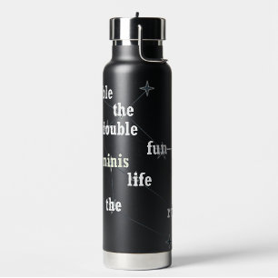 Tweelingen Leuk & Inspirerend Ontwerp voor Dagelij Waterfles