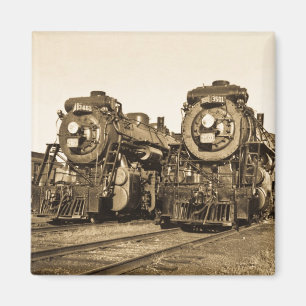 Tweelingen  locomotieven magneet