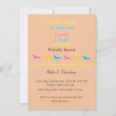 Tweelingen mannen en vrouwen onthullen partijuitvi kaart (Achterkant)