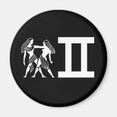 Tweelingen met symbool magneet (Voorkant)