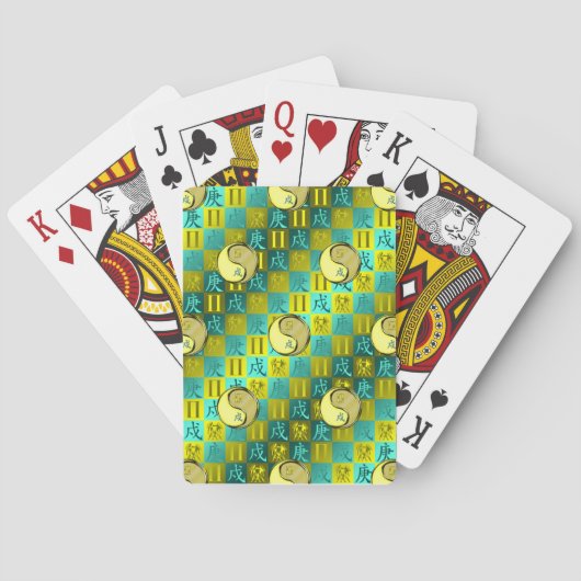 Tweelingen & Metaal Hond Pokerkaarten (Achterkant)