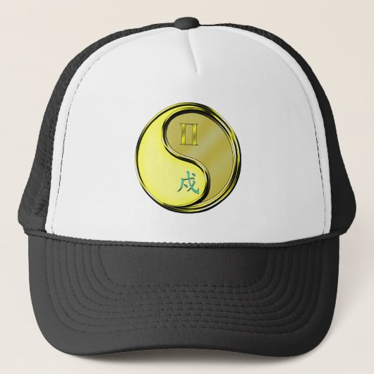 Tweelingen & Metaal Hond Trucker Pet (Voorkant)