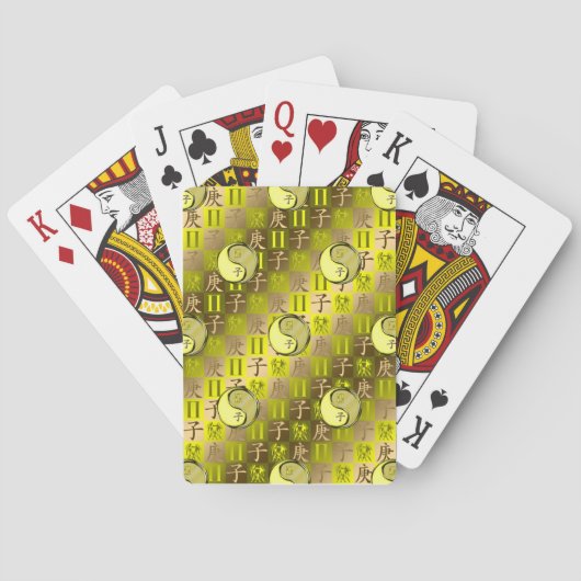 Tweelingen & Metaal Rat Pokerkaarten (Achterkant)