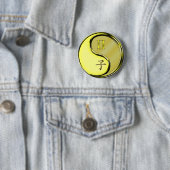 Tweelingen & Metaal Rat Ronde Button 5,7 Cm (In situ)