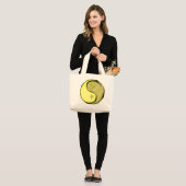 Tweelingen & Metal Monkey Grote Tote Bag (Voorkant (model))