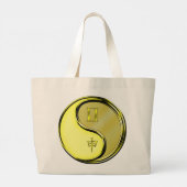 Tweelingen & Metal Monkey Grote Tote Bag (Achterkant)