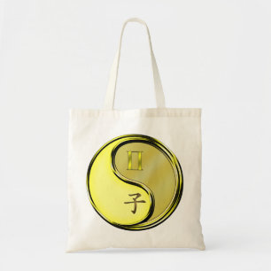 Tweelingen & Metalen Rat Tote Bag