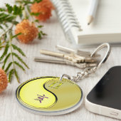 Tweelingen & metalen zwijn sleutelhanger (Voorkant Rechts)