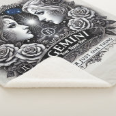 Tweelingen "Never Just One Thing" Sherpa Blanket Deken (3/4)