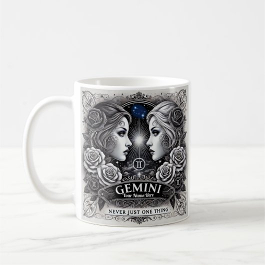 Tweelingen "Never Just One Thing" Zodiac Mok (Links)